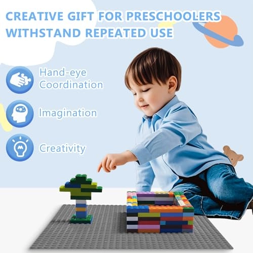 Classic Building Baseplates - 25.4X25.4cm 6-Pack