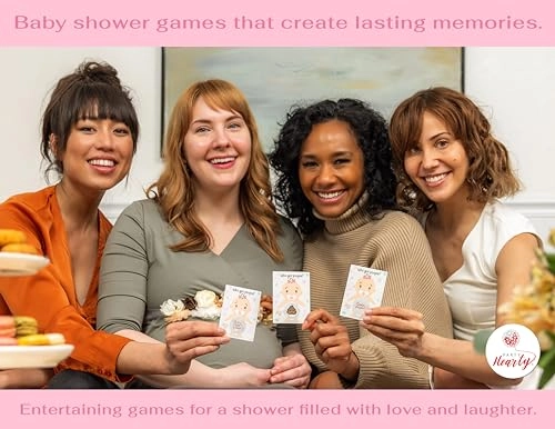 Baby Shower Games - 66 pcs Adult English