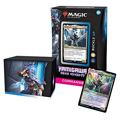 Magic: The Gathering: Kamigawa: Neon Dynasty Commander Decks - Buckle Up + Upgrades Unleashed