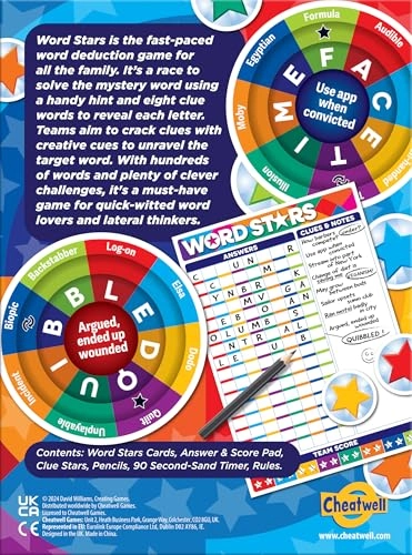 Word Stars: The Game Of Cracking Cryptic Clues To Find The Mystery Word