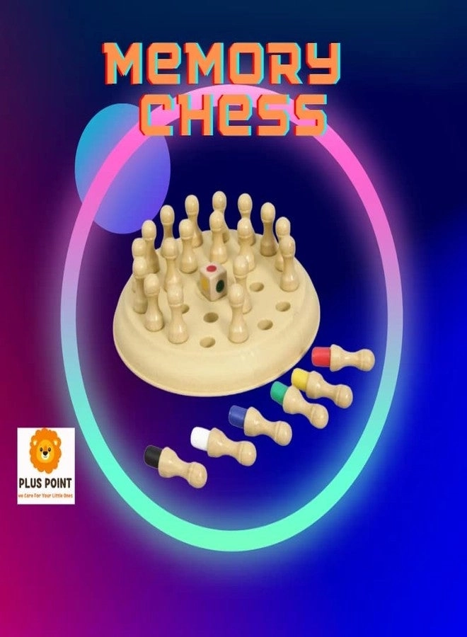 Memory Chess Game - 24 Plastic Pegs Age 3+