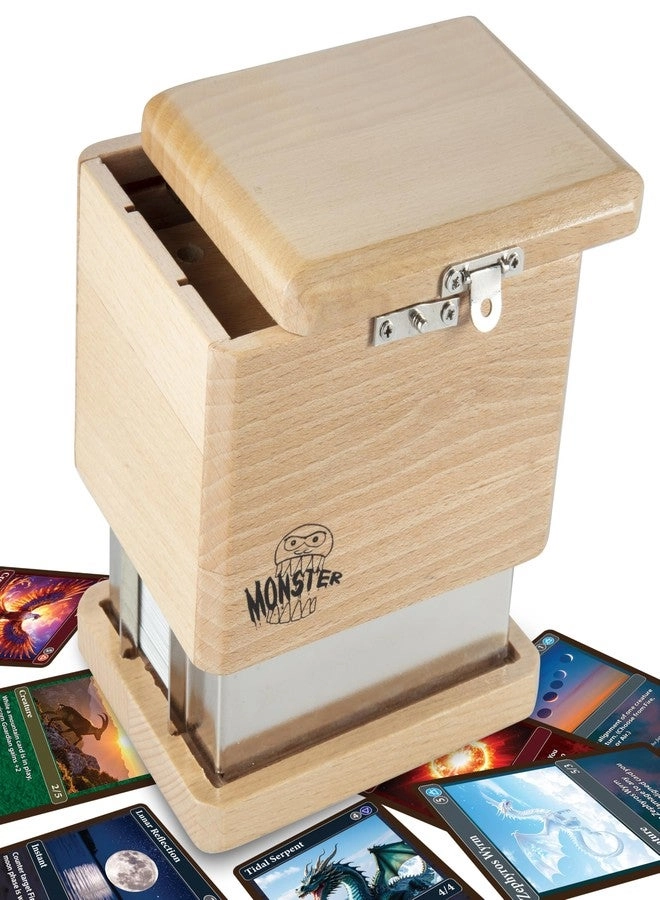 Monster Protectors Secret Misdirection Wooden TCG Deck Box