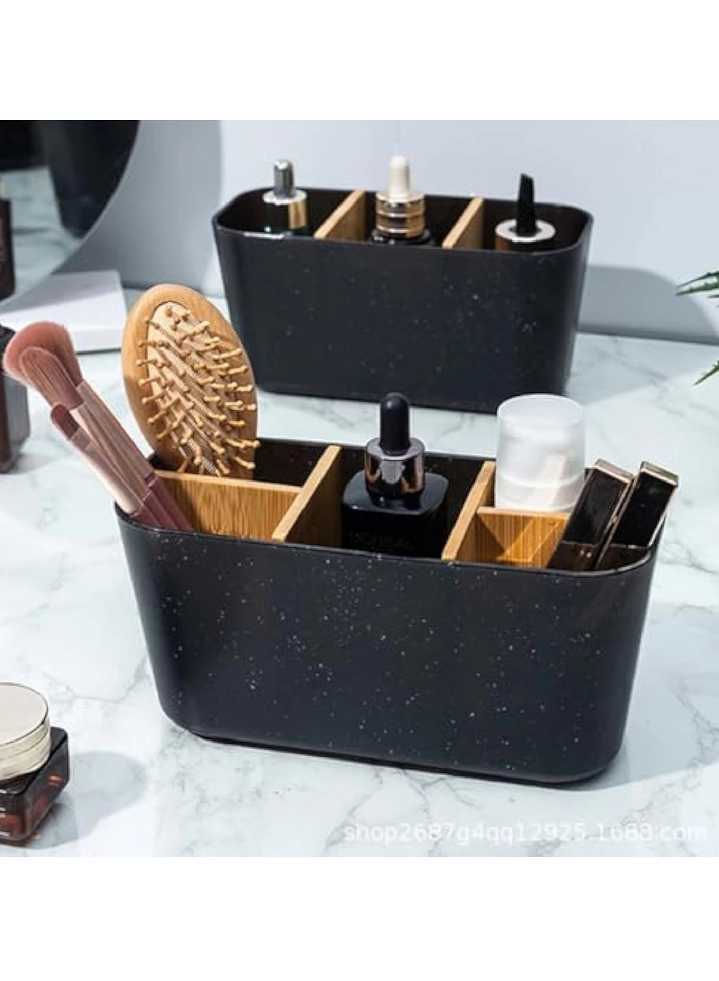 Toothbrush Holders - 4 Slots Bathroom Countertop