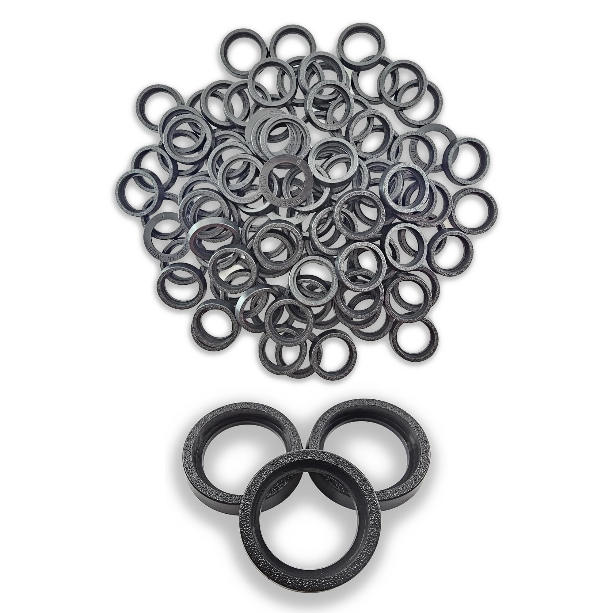 25 to 32mm Round Base Converters - 100 pcs Compatible with square and other shapes