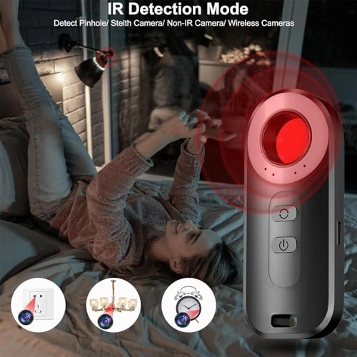 Hidden Camera Detector - RF Signal Scanner IR Detection