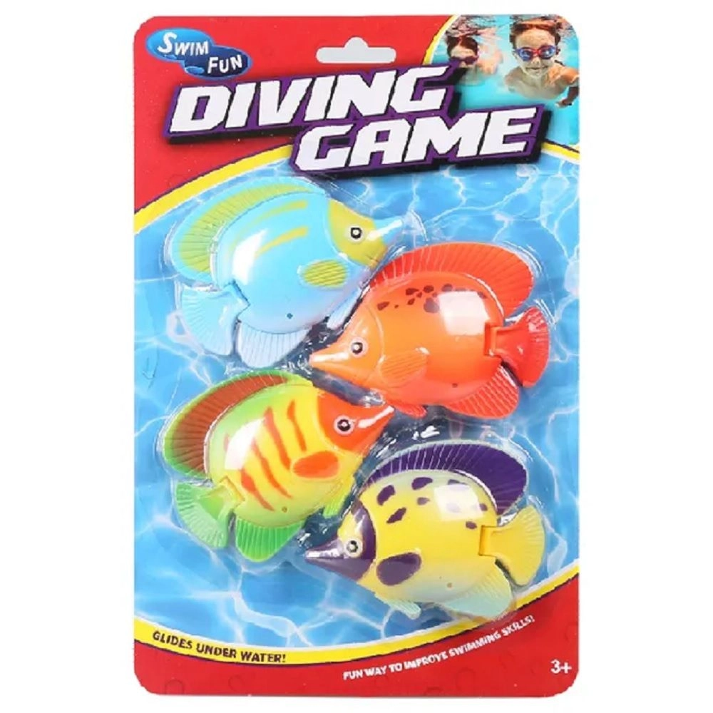 Diving Ring Toys - 4pcs Multi Colour