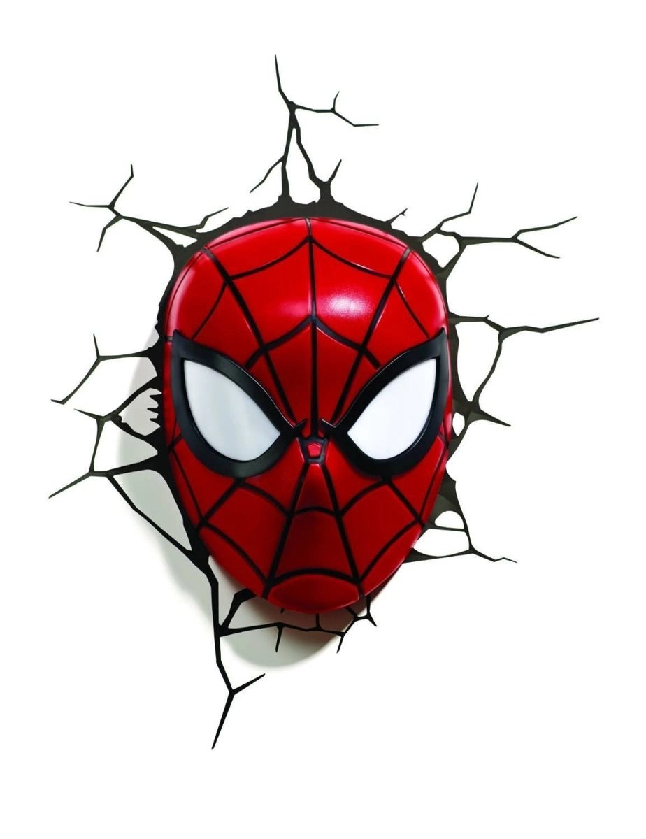 Spiderman Face 3D Deco Light