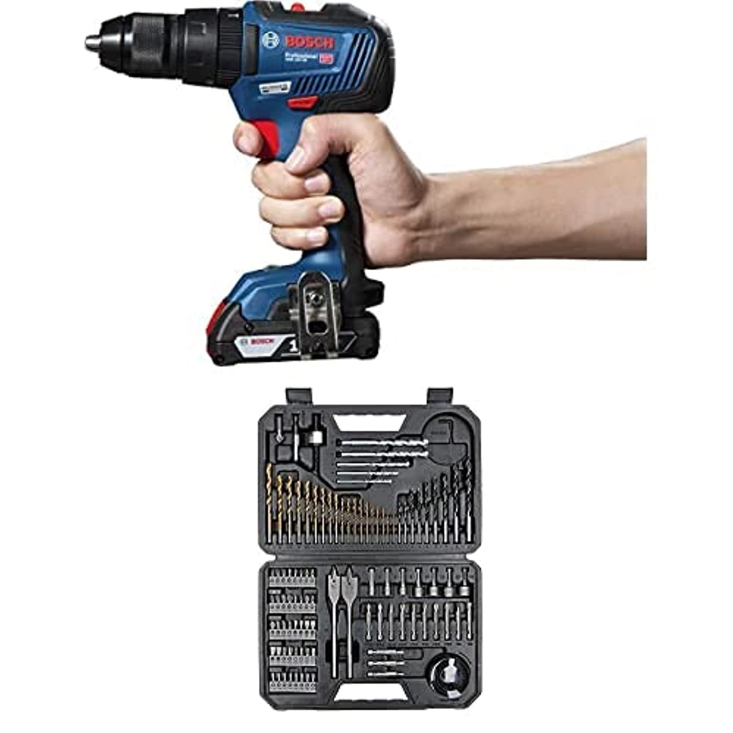 Bosch Gsb 18V-50 - Brushless 103Pcs