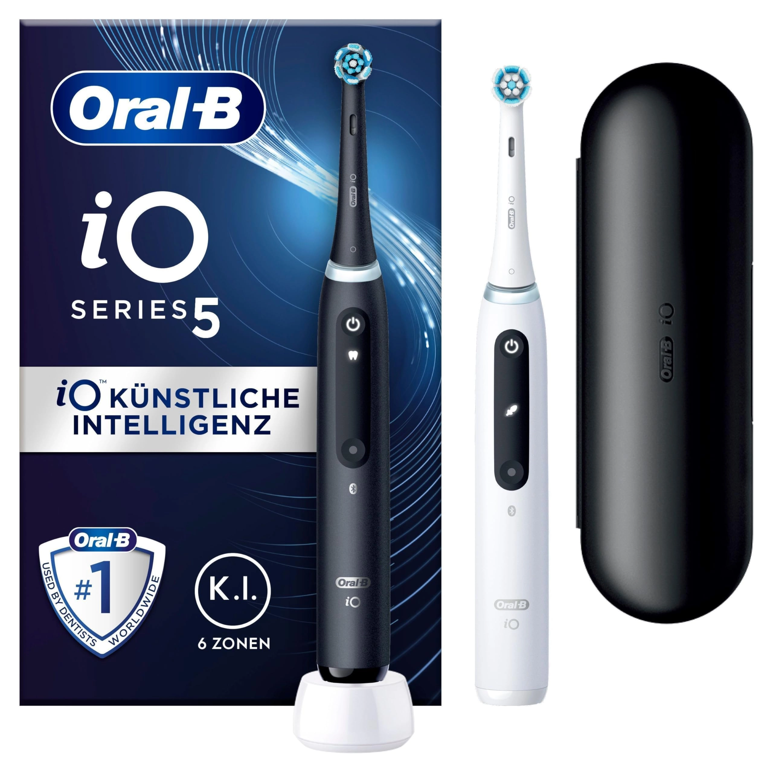 Oral-B iO5 - 2 Handles 2 Brush Heads 5 Modes