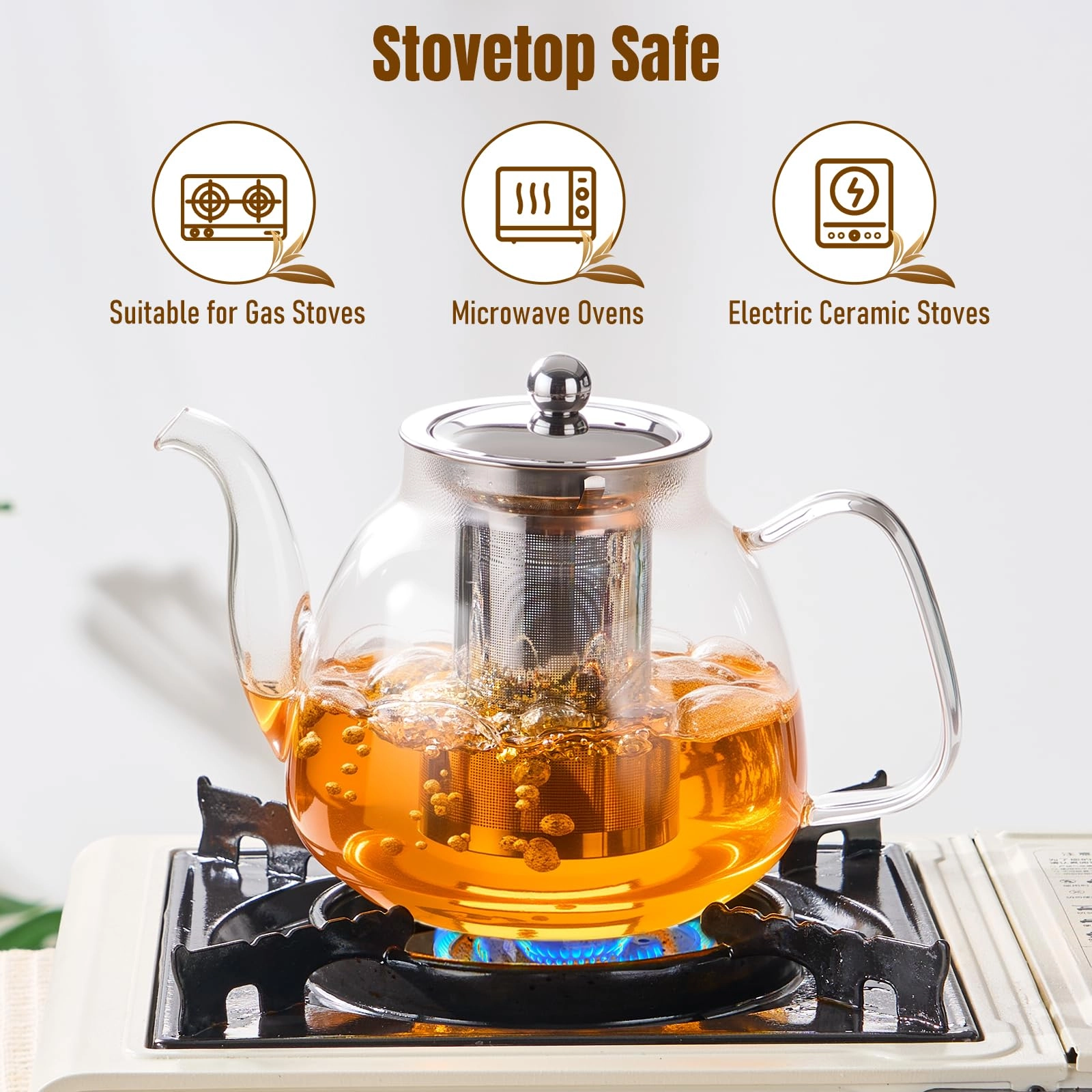 Glass Teapot - 1200ml