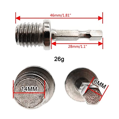 Hexagon Connecting Rod Adapter - M14 1/4 4.6cm 2 Pcs/Set