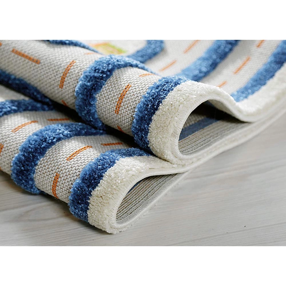 Traffic Design Educational 3D Carpet Playmat - Traffic Blue 12 months