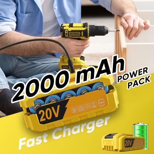 Cordless Drill Set - 20 Volts