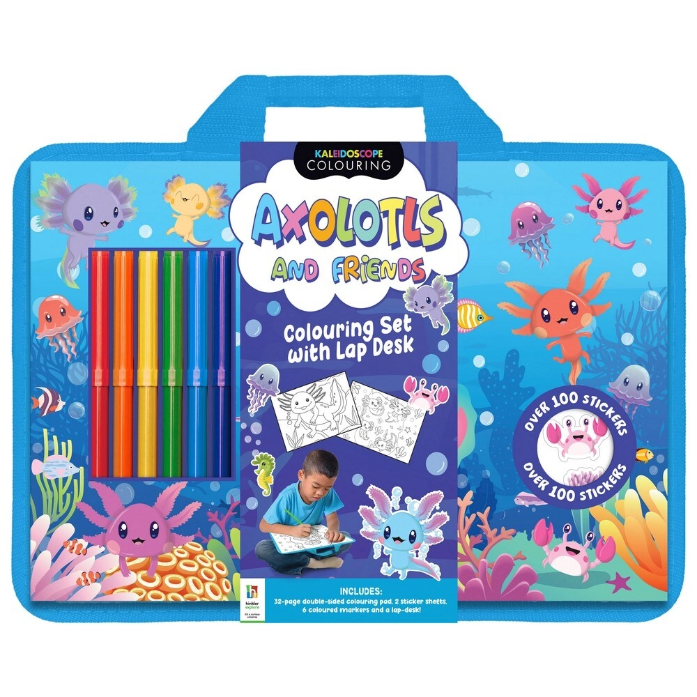 COLOR LAND CHILDRENS TOYS CENTER LLC Axolotls and Friends Colouring Set