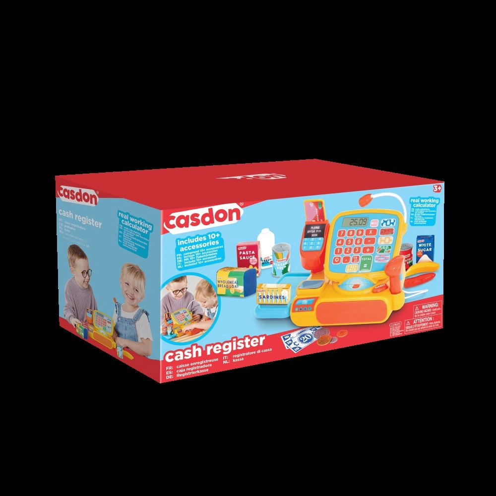 Cash Register Playset - working calculator play debit card (66450)