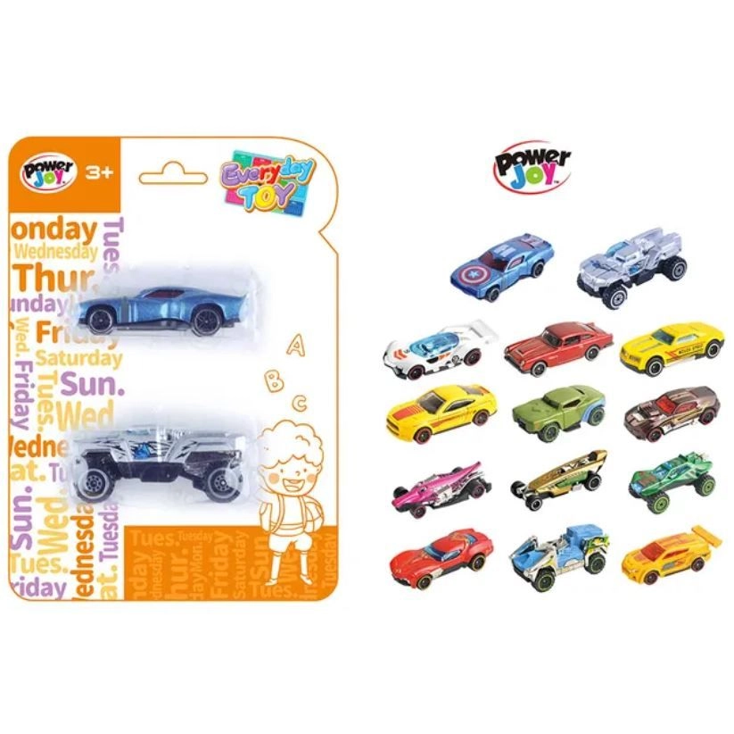 Everyday Toy Alloy Car - 1:64 2pcs