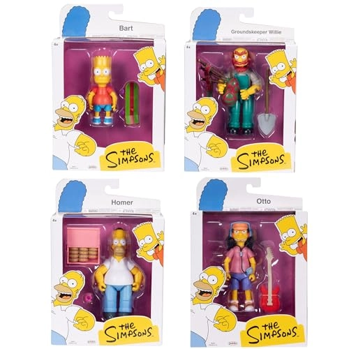 The Simpsons Action Figures (250224) 4 pcs