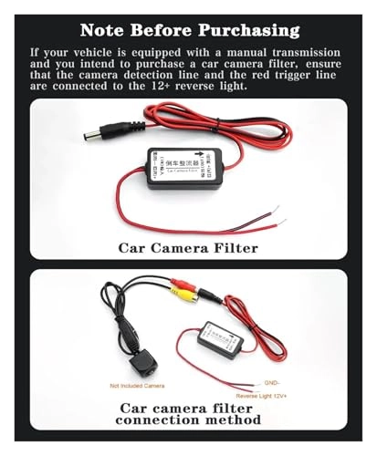 Reverse car rear view camera - Night vision Wired 720 x 540 pixels