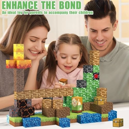 Magnetic Building Blocks - 160 pcs