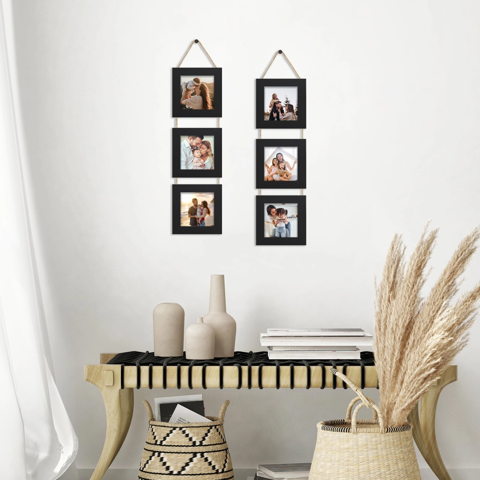 Collage Picture Frames - 4x4 in 3 Opening