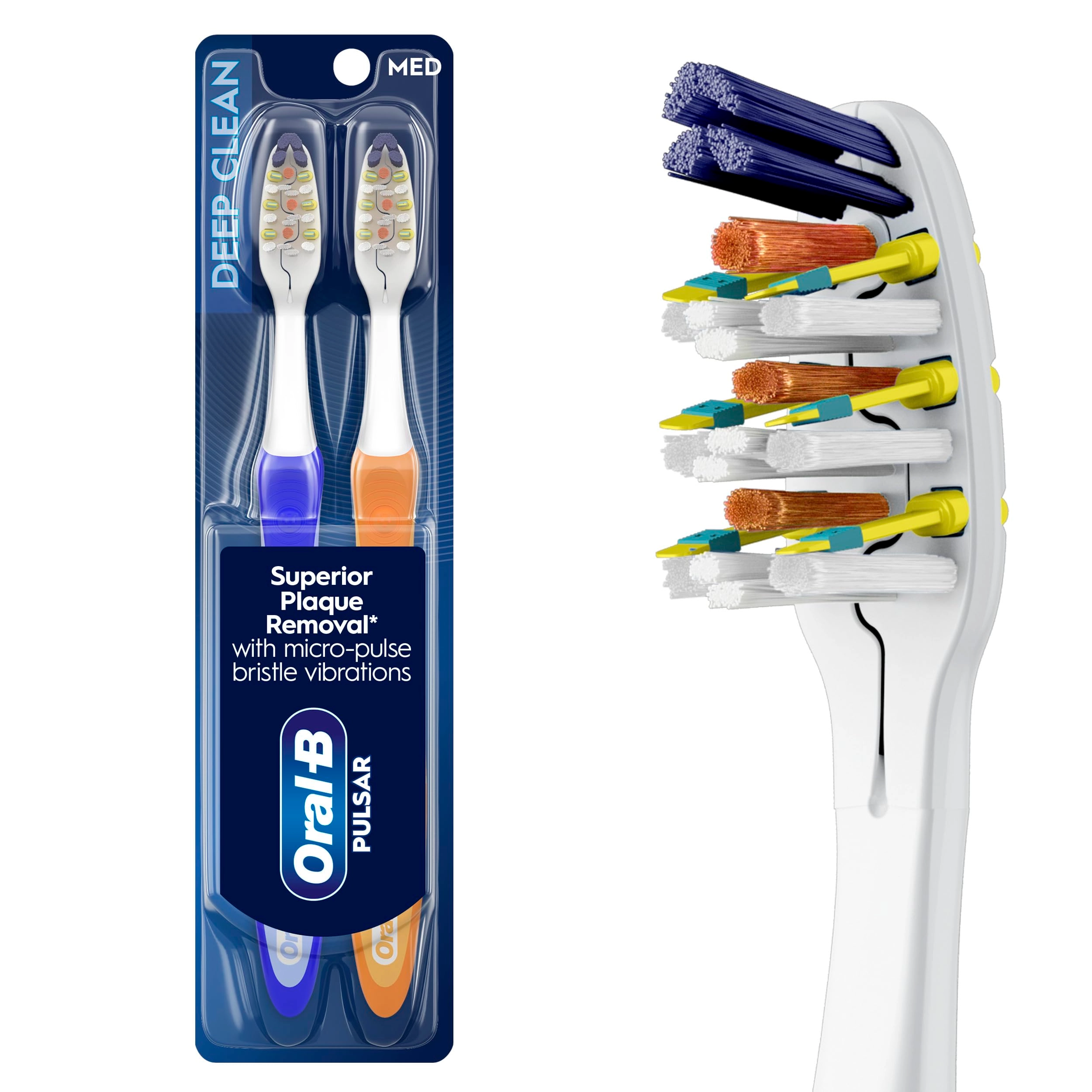 Oral-B Pro Expert - Vibrating Toothbrush 2 count Twin Pack
