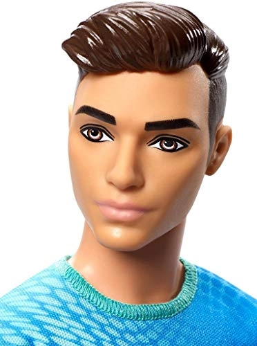 Ken Soccer Player Doll - 11.5 in Cropped Hair Soccer Ball Ages 3+