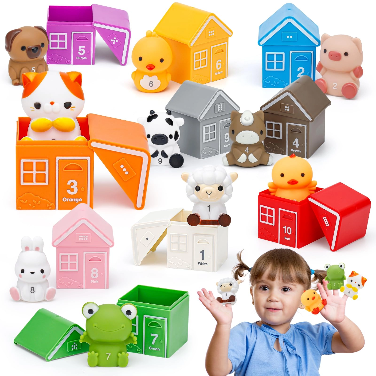 HappyGoLucky Farm Animals - 1-3 Year Old 20 pieces
