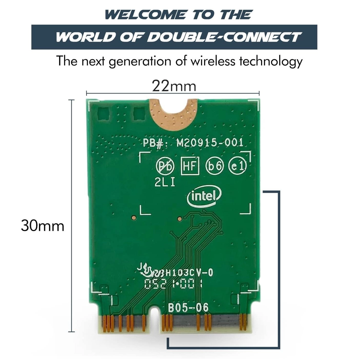 AX411 - Tri-Band Wi-Fi CNVio2 M.2 WiFi 6E