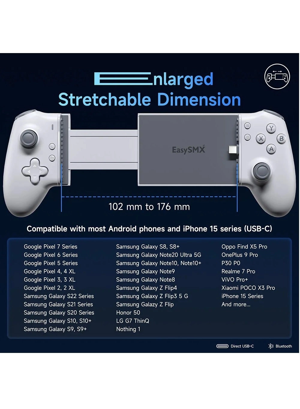 M15 - White Android iPhone Cloud Gaming Xbox