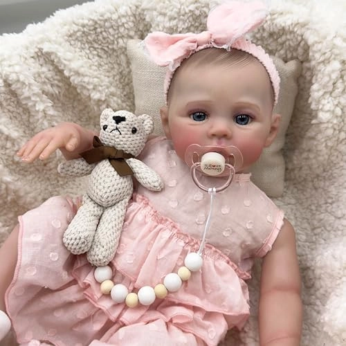 Reborn Baby Doll - 19 Inch Silicone Girl Ages 3+