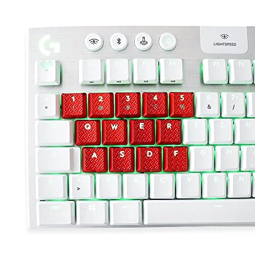 13pcs key Texture Tactility Backlit Keycaps Replacement - 13 Keys Compatible for Logitech G813/G815/G913/G915 TKL RGB Mechanical Gaming Keyboard