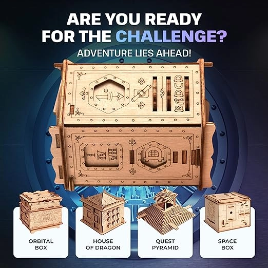 Fort Knox PRO - Escape Room in a Box Wooden Puzzle