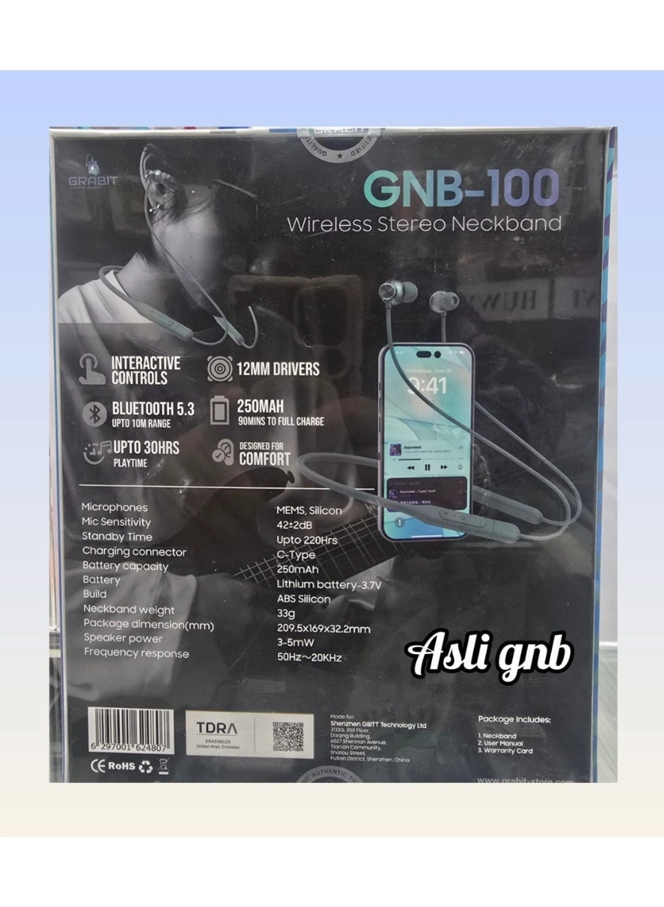 GNB-100 Wireless Earphone