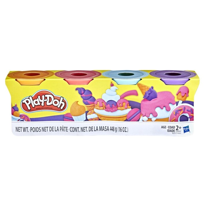COLOR LAND CHILDRENS TOYS CENTER LLC SWEET COLORS - Plastic/Dough 454g 4pcs.