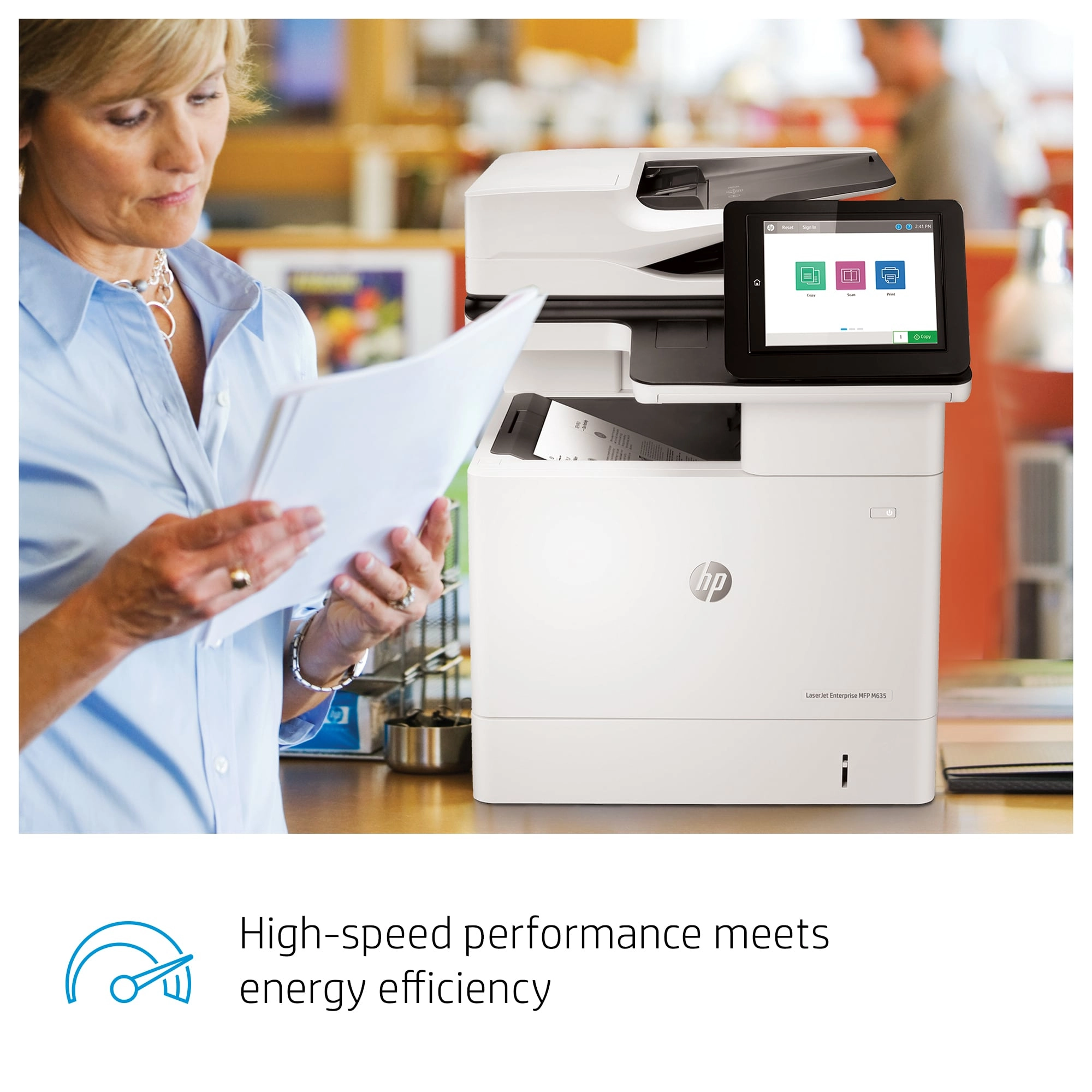 LaserJet Enterprise MFP M635h - White/Black