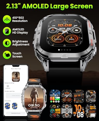 Military Smart Watch - 2.13"