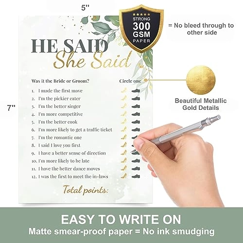 Bridal Game Cards - Adult 4 Adult