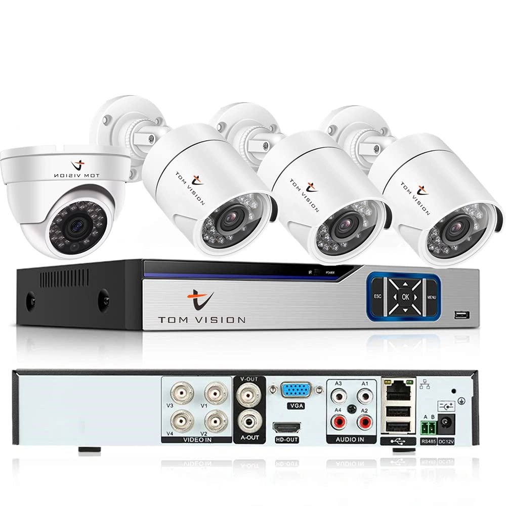 4CH DVR + Bullet Camera - 8pcs 1080P/2.0MP