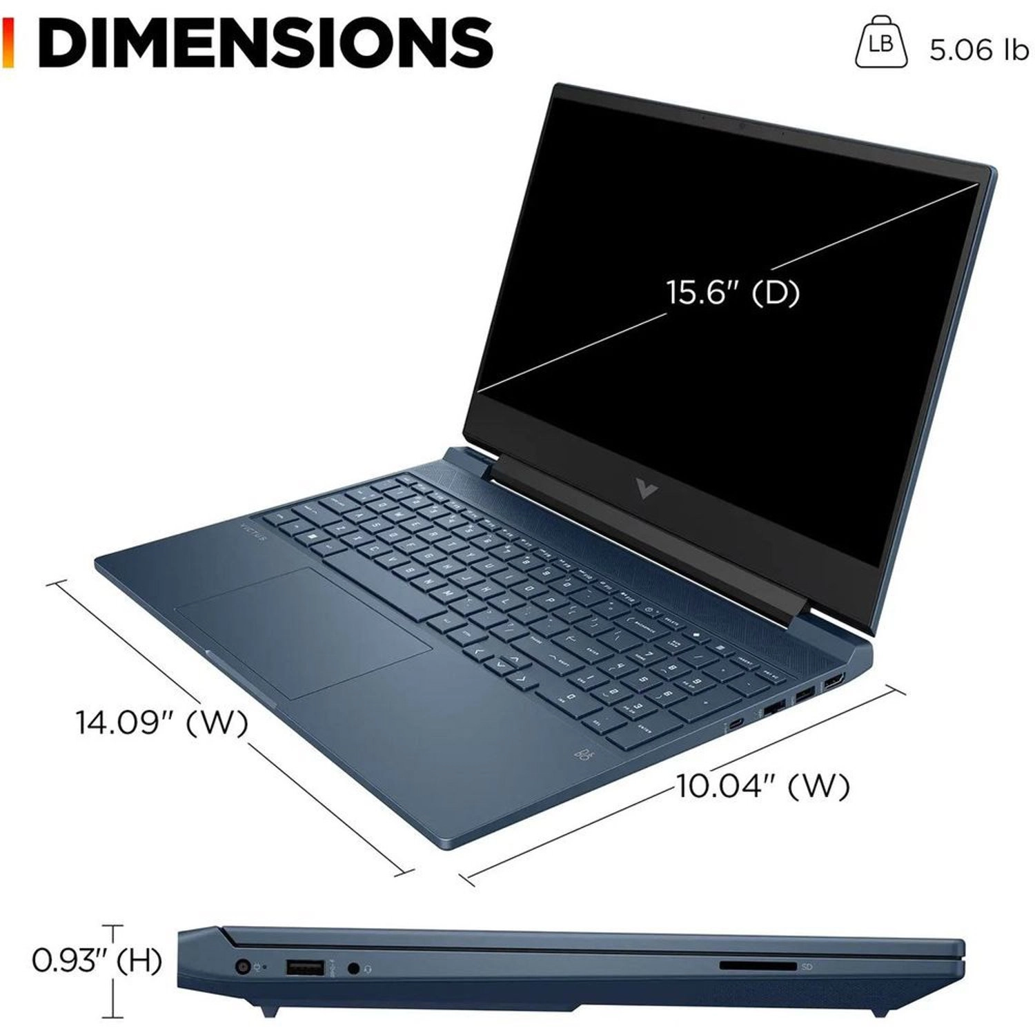 Victus Gaming 15-fa1163dx - 15.6'' Core i7-12650H 16GB DDR4 512GB SSD