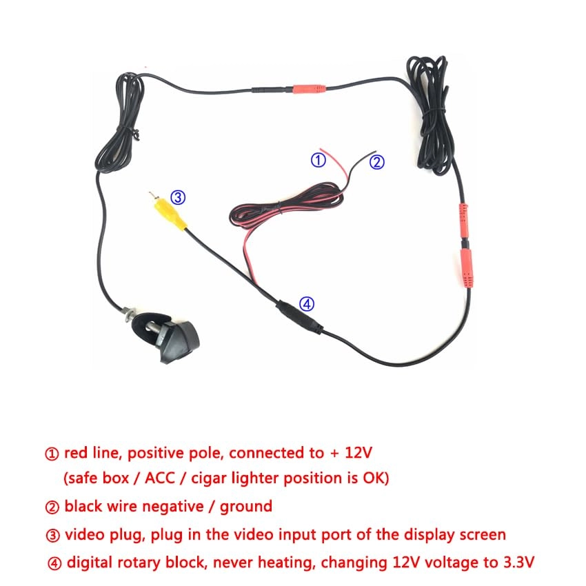 Car Front View Parking Camera - Night Vision 520TV lines