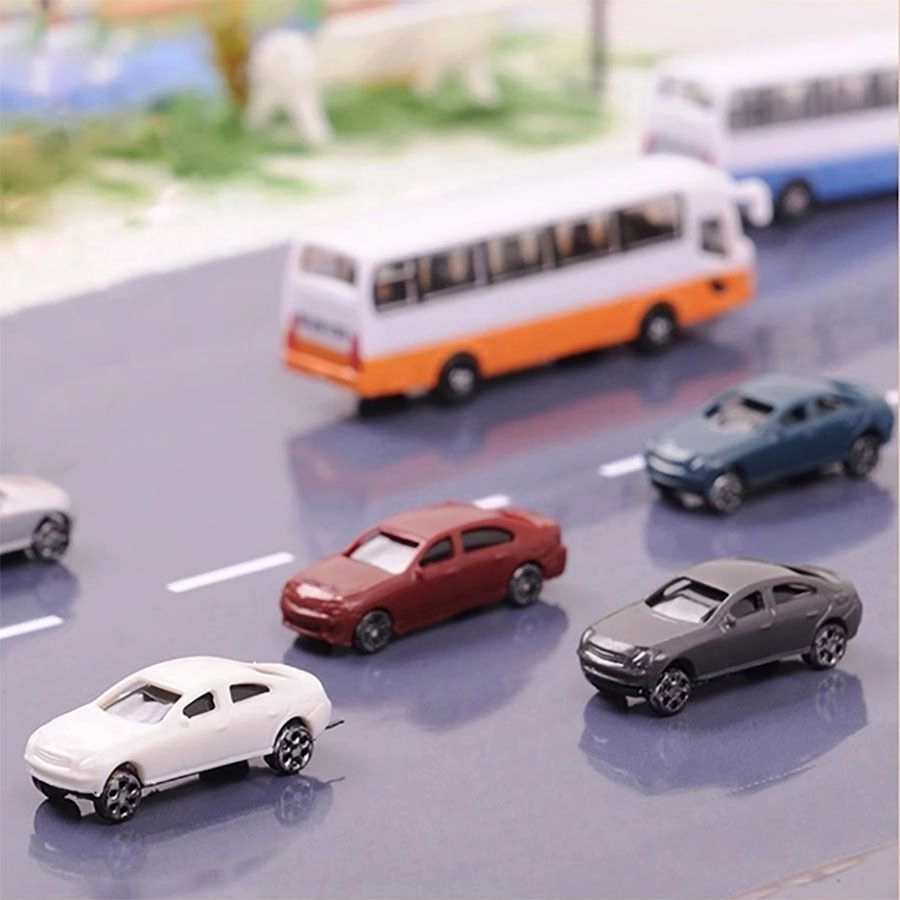 Mini Car Sedan Models - 1:100 durable plastic