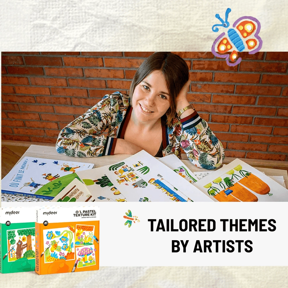 Oil Pastel Kit - Forest Adventures