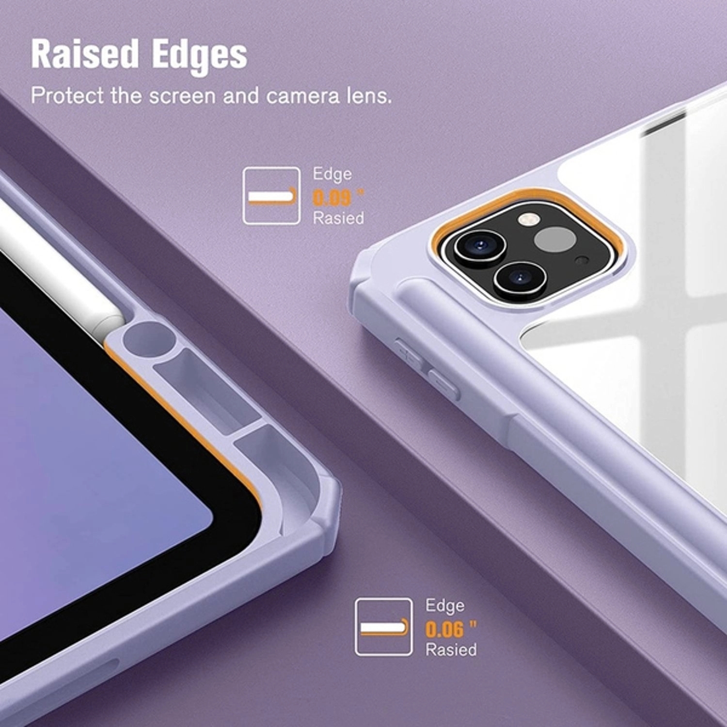 Magnetic Case with Screen Protector for iPad Pro