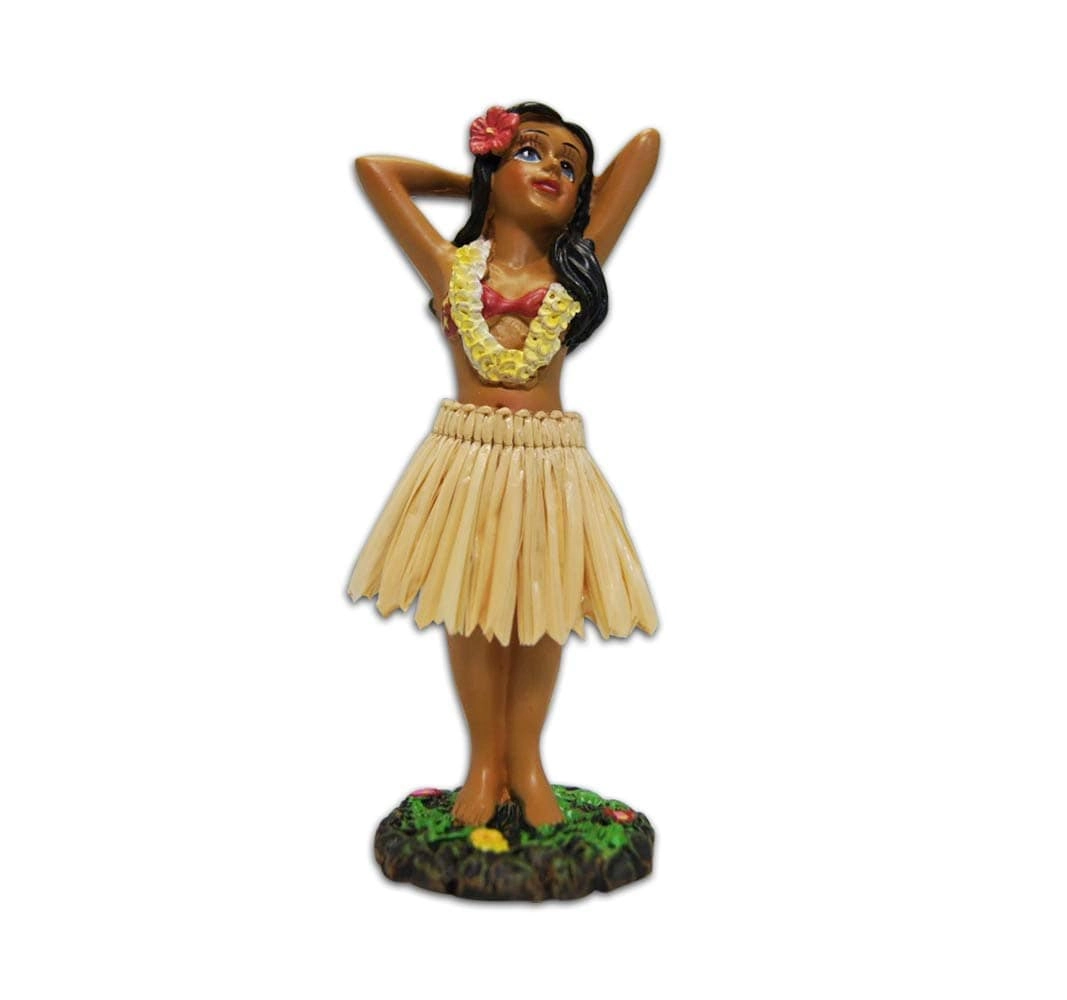 KC Hawaii Hula Girl Posing Mini Dashboard Doll - 44 inches