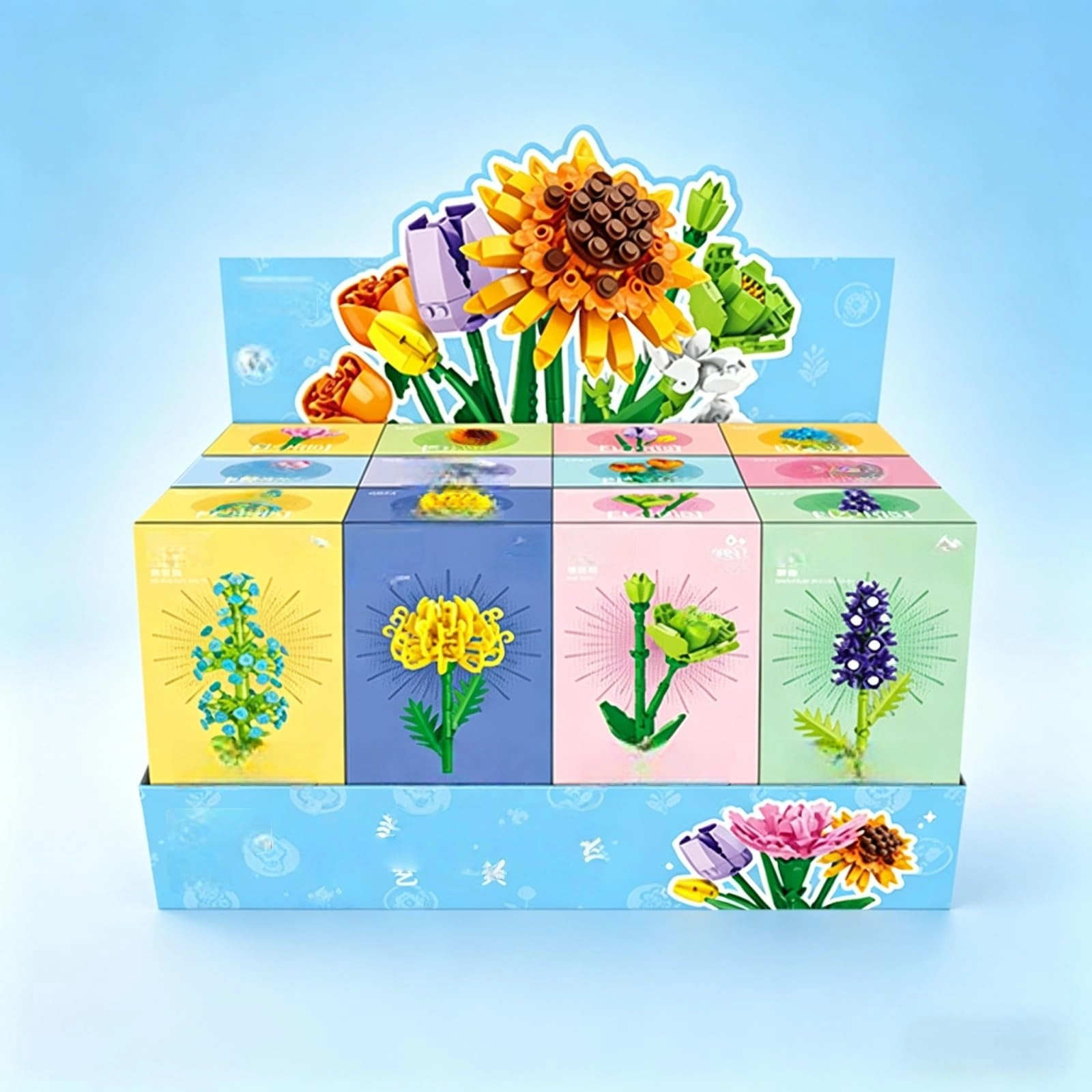 Yuziwi Building Blocks Bouquet - 1228 pieces 1146 pieces