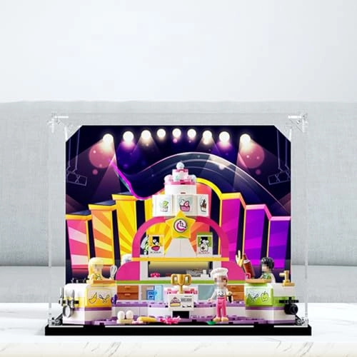 Figures Display Box - 30x20x25cm Mirror+sliding Door