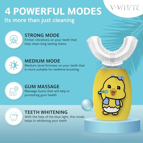 U-Shaped Electric Toothbrush - Kids Ultrasonic IPX7