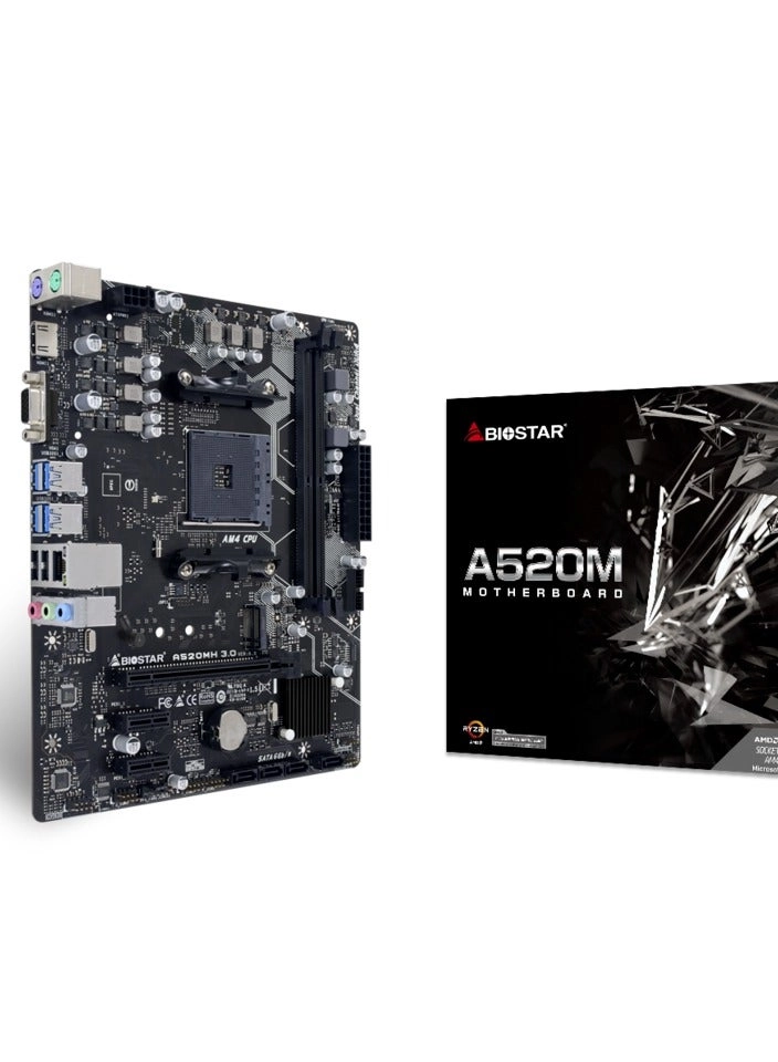 Biostar A520MH - Micro ATX Socket AM4 DDR4 64GB