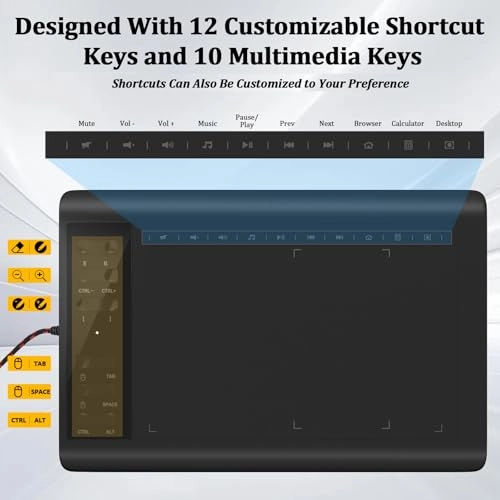 Graphics Drawing Tablet - 8192 Levels