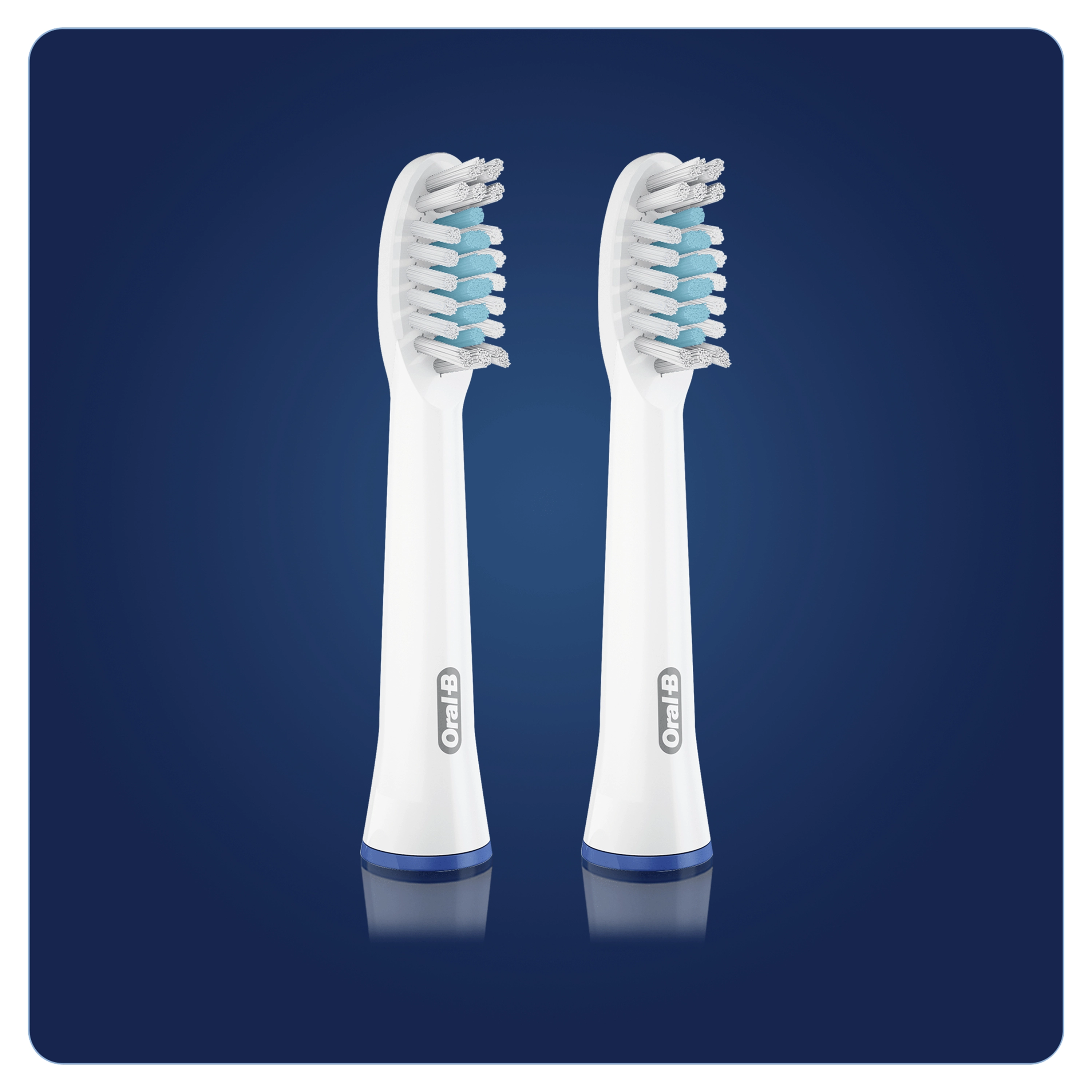 Sensitive Clean Replacement Toothbrush Brush Head - EB 60-2 2 piece(s) White